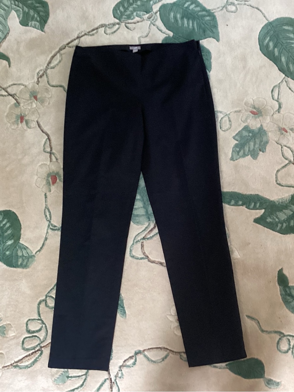 JJIll black cotton pants, 10 Tall